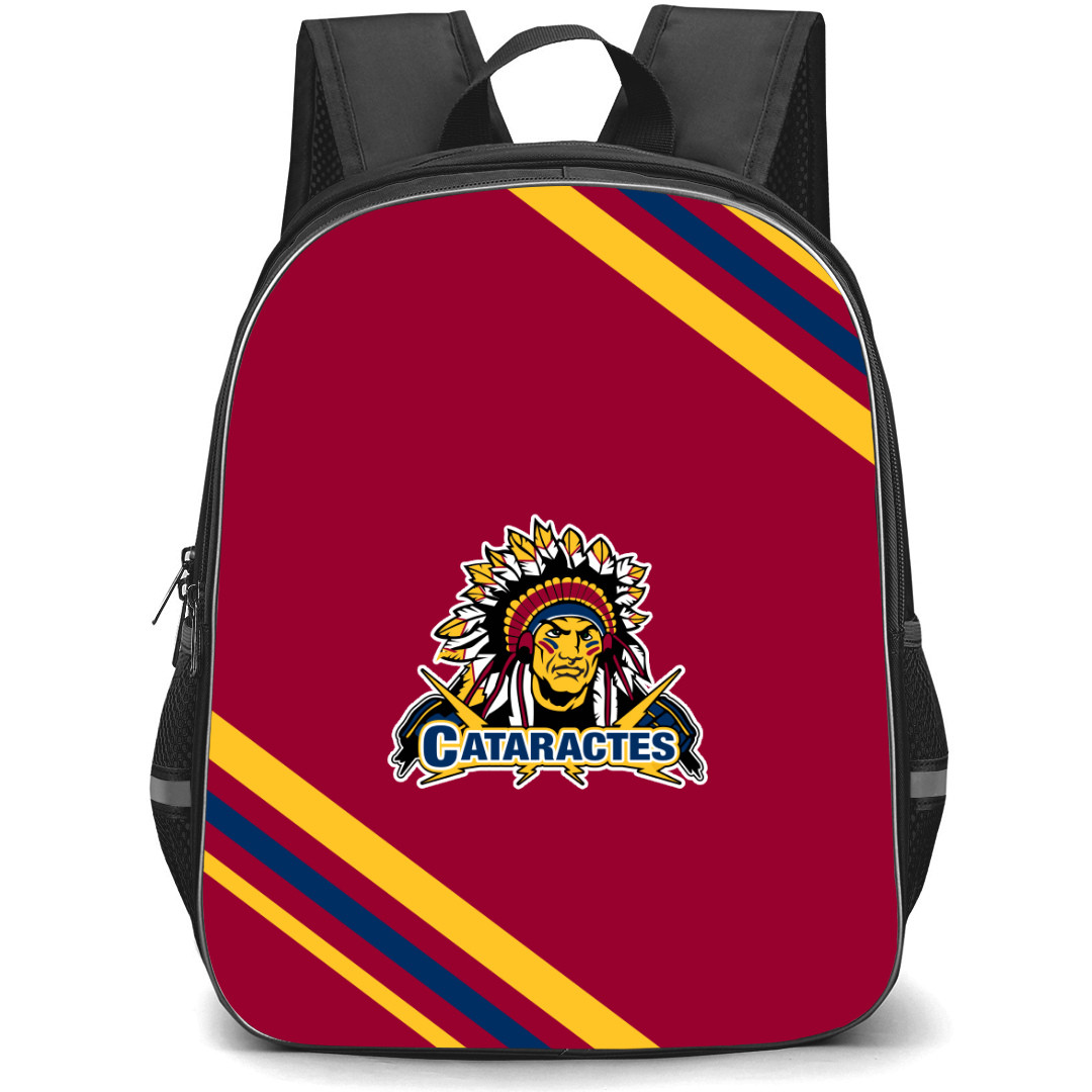 Shawinigan Cataractes Backpack School Bag StudentPack - Large Logo Stripe