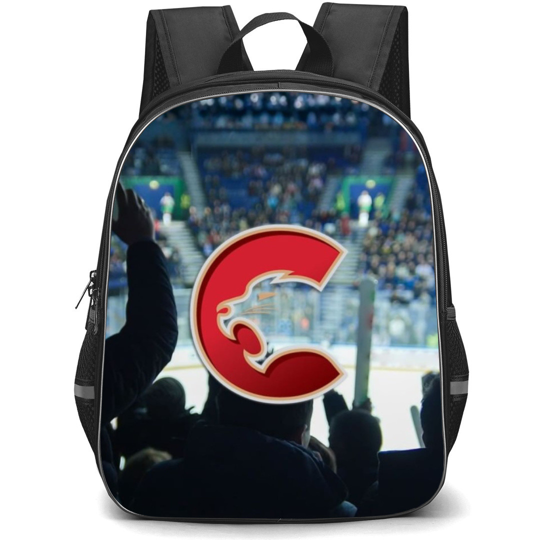 Prince George Cougars Backpack School Bag StudentPack - Logo Crowd Stadium Background