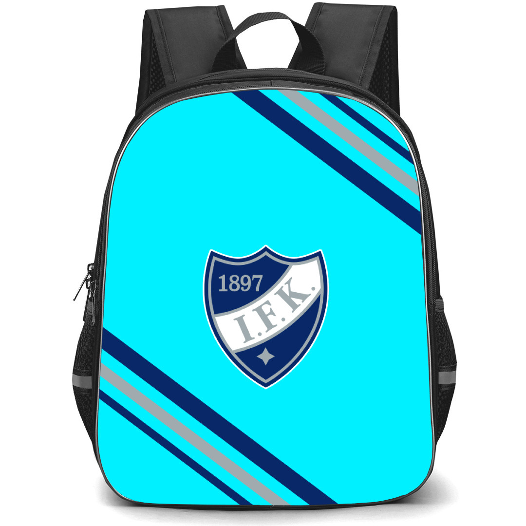 HIFK Hockey Backpack School Bag StudentPack - Large Logo With Stripe