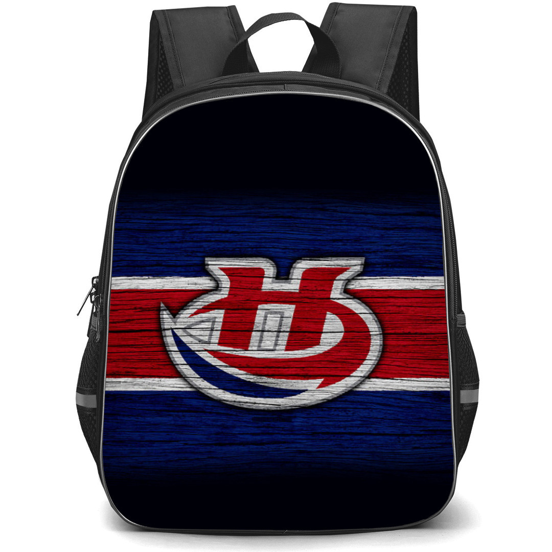 Lethbridge Hurricanes Backpack School Bag StudentPack - Logo Wood Grunge
