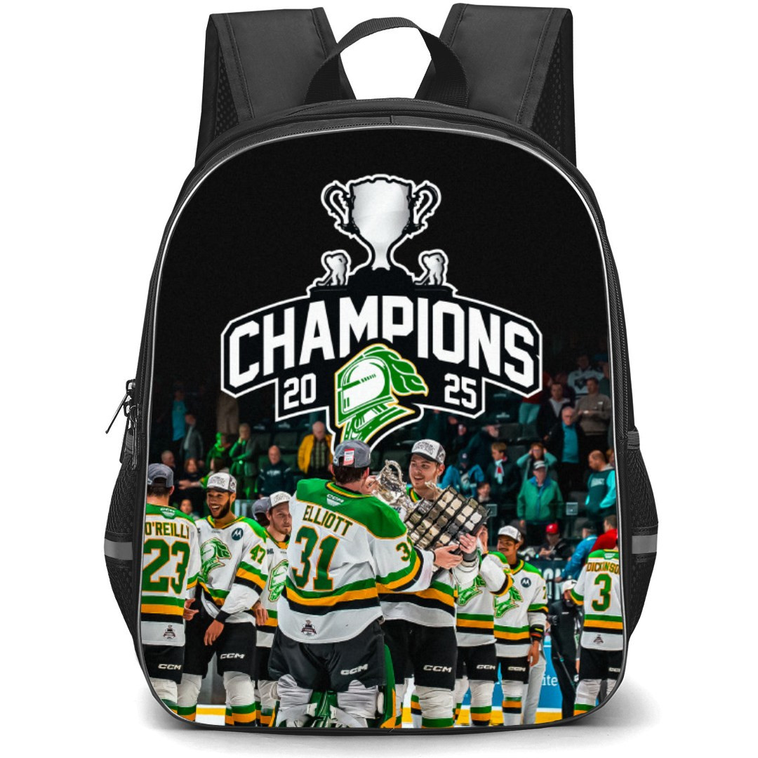 London Knights Backpack School Bag StudentPack - Team Champion Poster