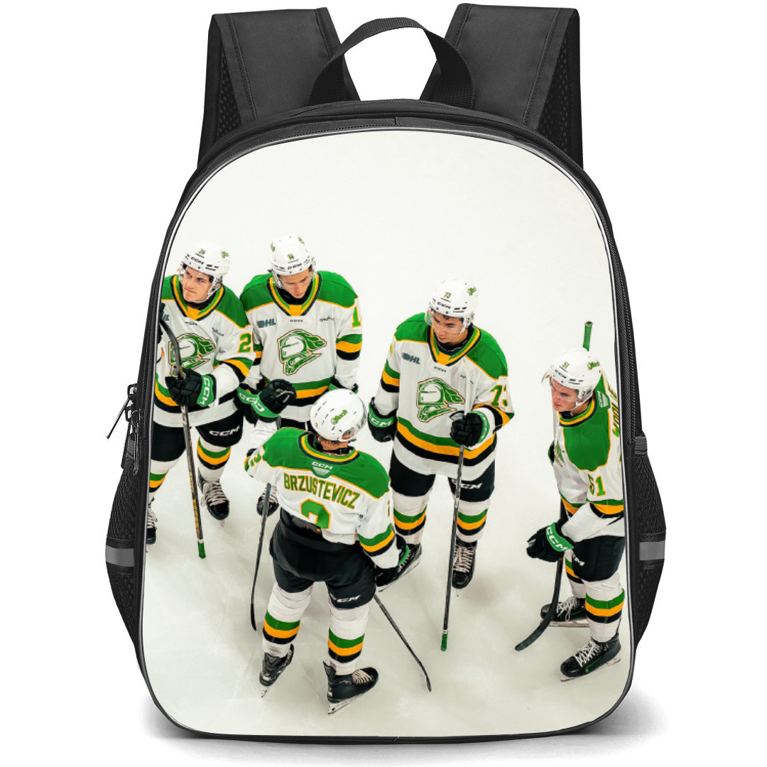 London Knights Backpack School Bag StudentPack - Team Player Poster