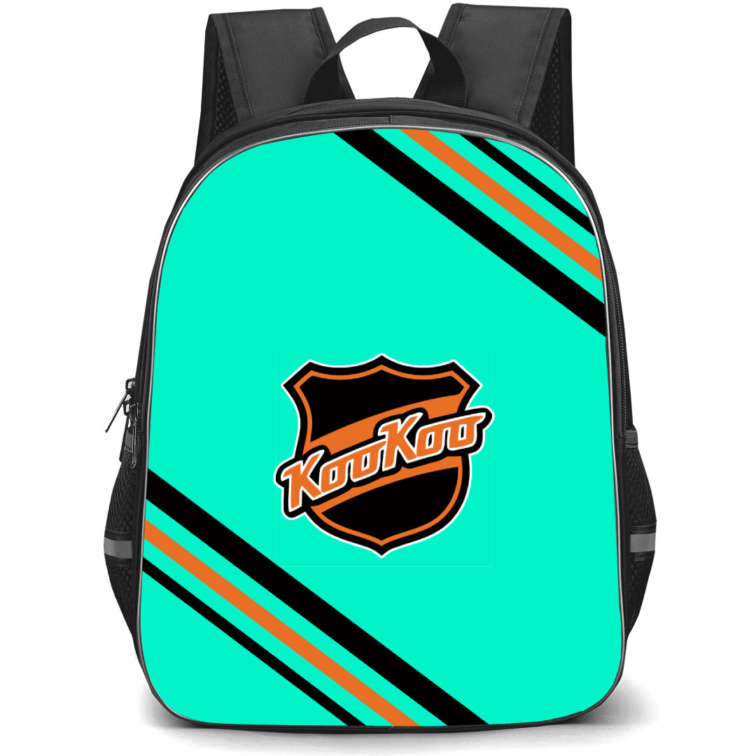 KooKoo Backpack School Bag StudentPack - Large Logo With Stripe