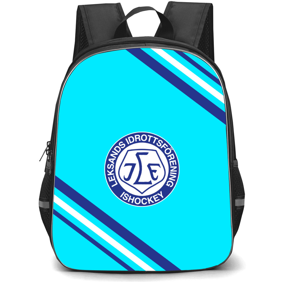Leksands Idrottsforening Backpack School Bag StudentPack - Large Logo With Stripe