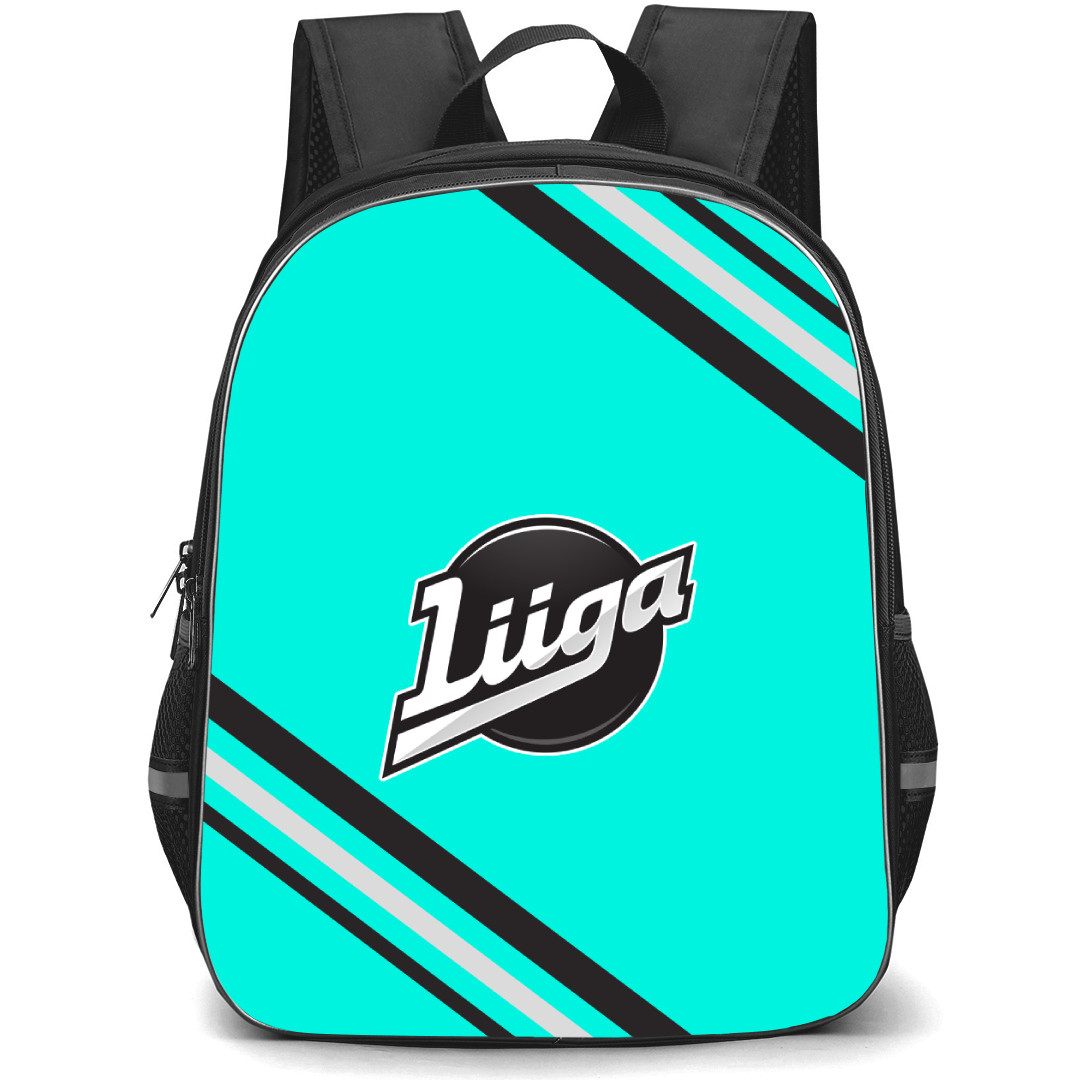 Liiga Backpack School Bag StudentPack - Large Logo With Stripe