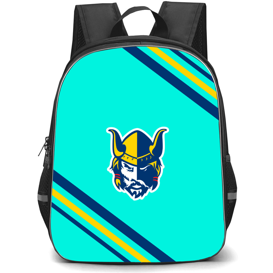 Mikkelin Jukurit Backpack School Bag StudentPack - Large Logo With Stripe