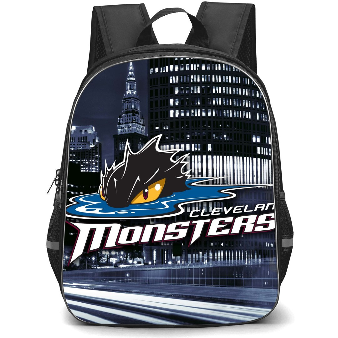 Cleveland Monsters Backpack School Bag StudentPack - Old Logo Wordmark
