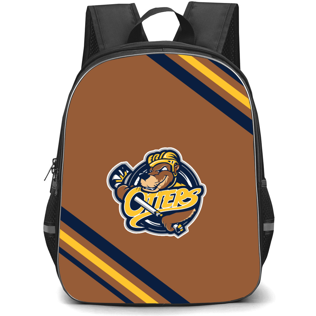 Erie Otters Backpack School Bag StudentPack - Large Logo Stripe