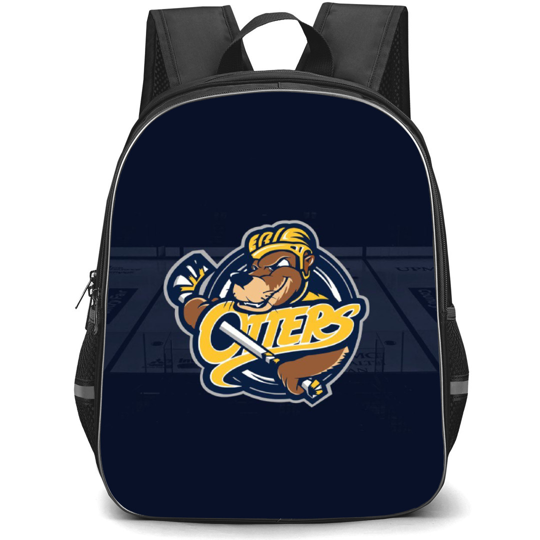 Erie Otters Backpack School Bag StudentPack - Logo In Navy Background