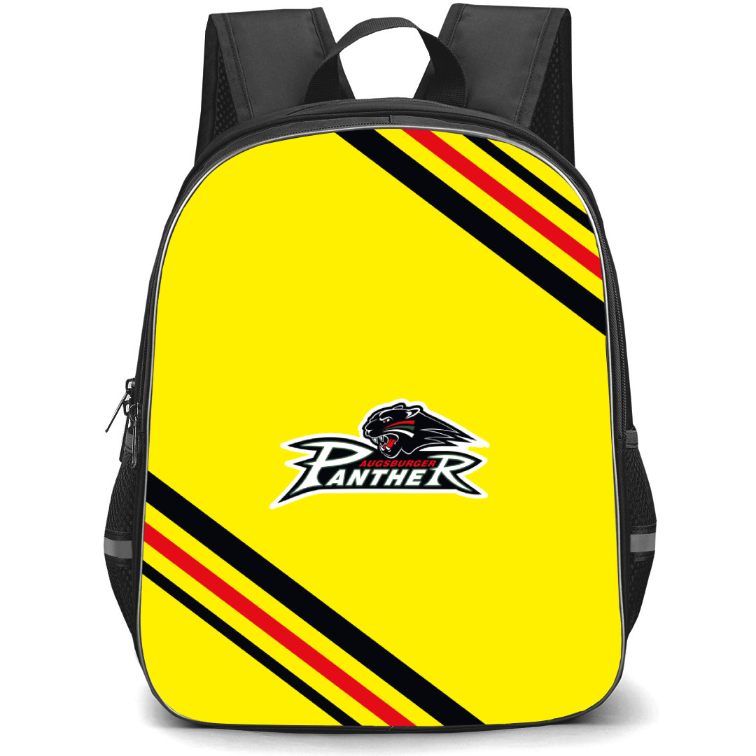 Augsburger Panther Backpack School Bag StudentPack - Large Logo With Stripe