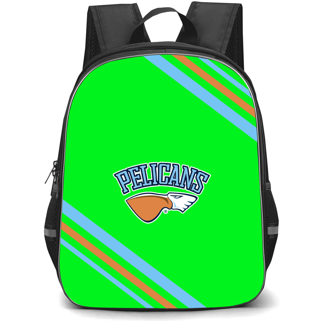 Lahti Pelicans Backpack School Bag StudentPack - Large Logo With Stripe