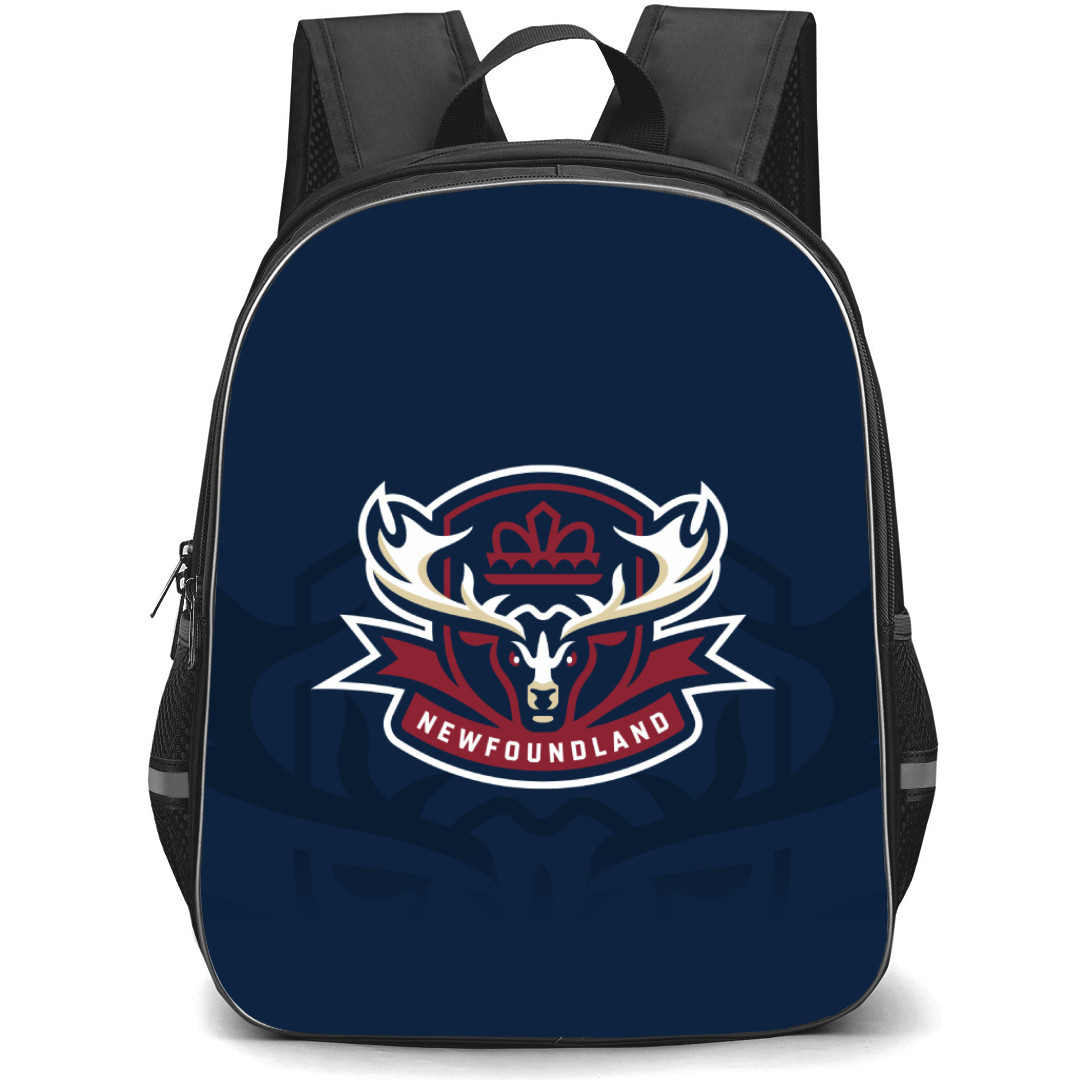 Newfoundland Regiment Backpack School Bag StudentPack - Logo In Blue Background