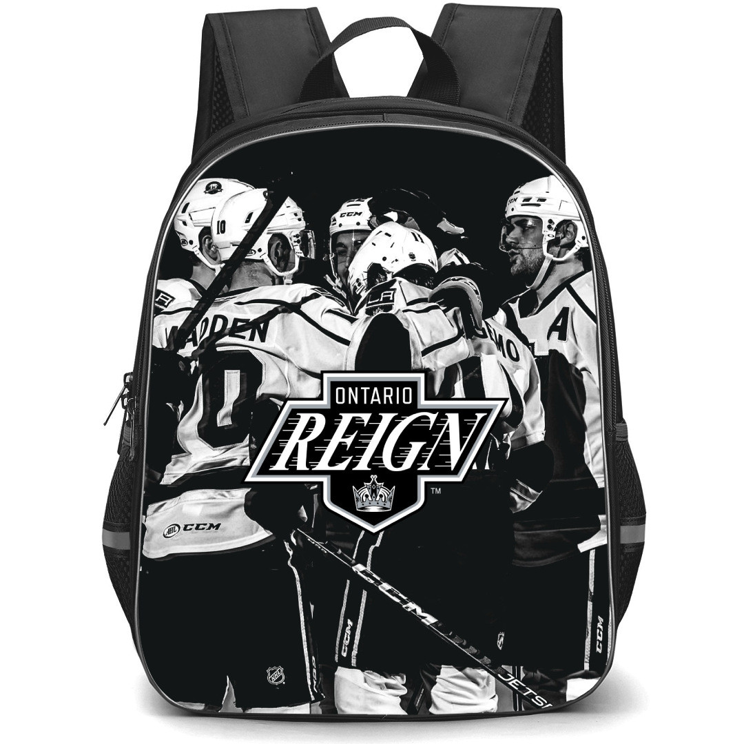 Ontario Reign Backpack School Bag StudentPack - Team Grayscale Poster