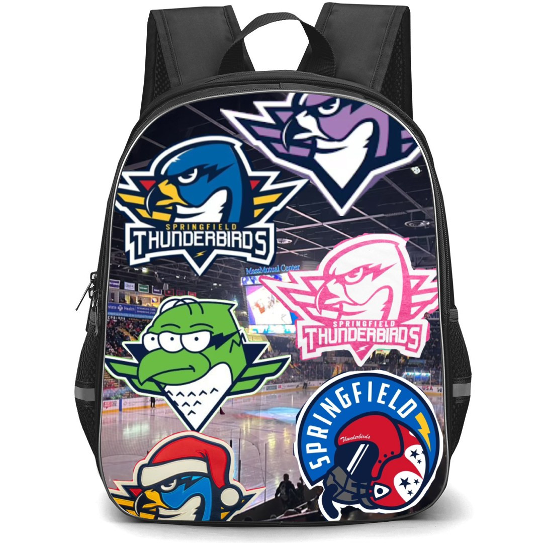 Springfield Thunderbirds Backpack School Bag StudentPack - Different Logos Sticker