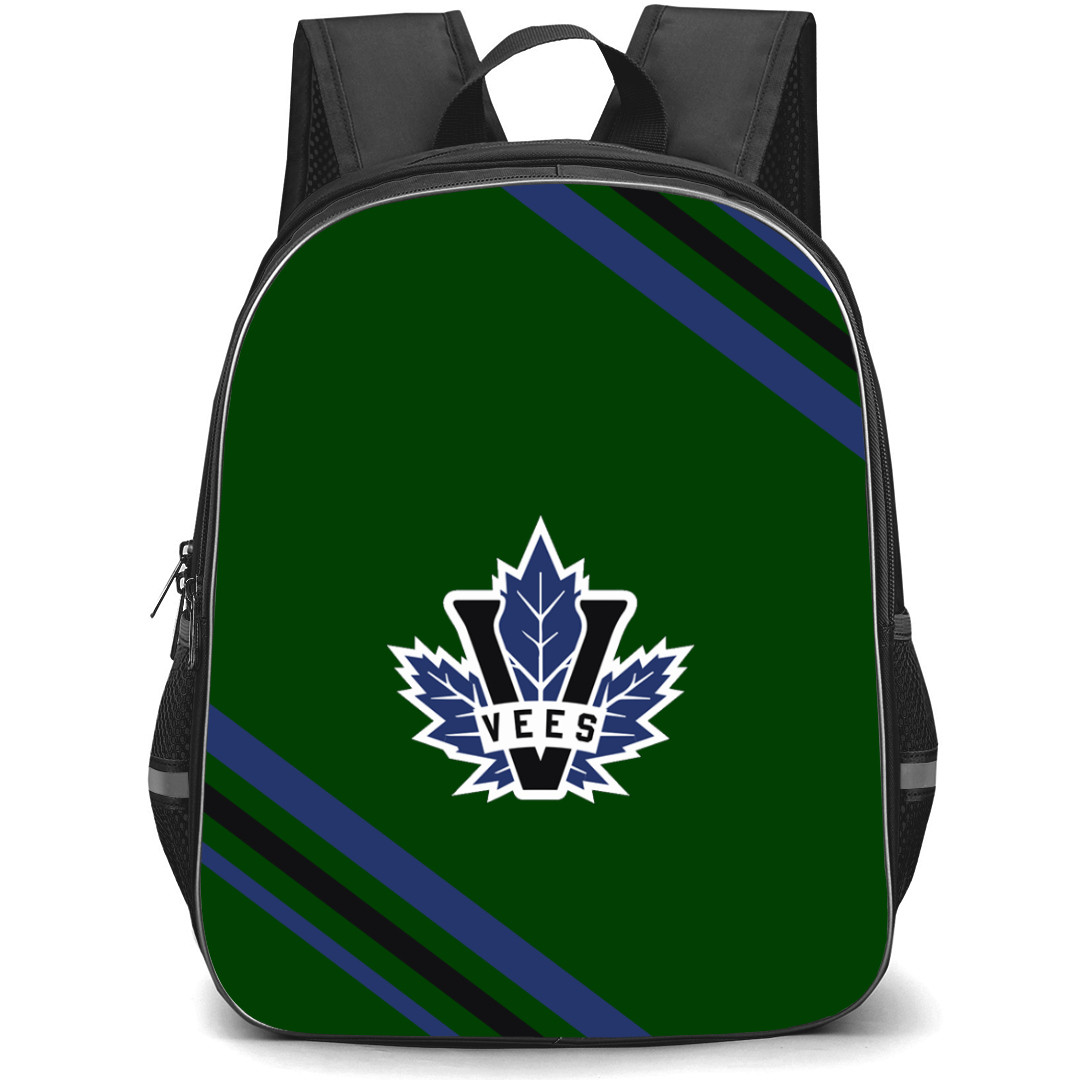Penticton Vees Backpack School Bag StudentPack - Large Logo Stripe