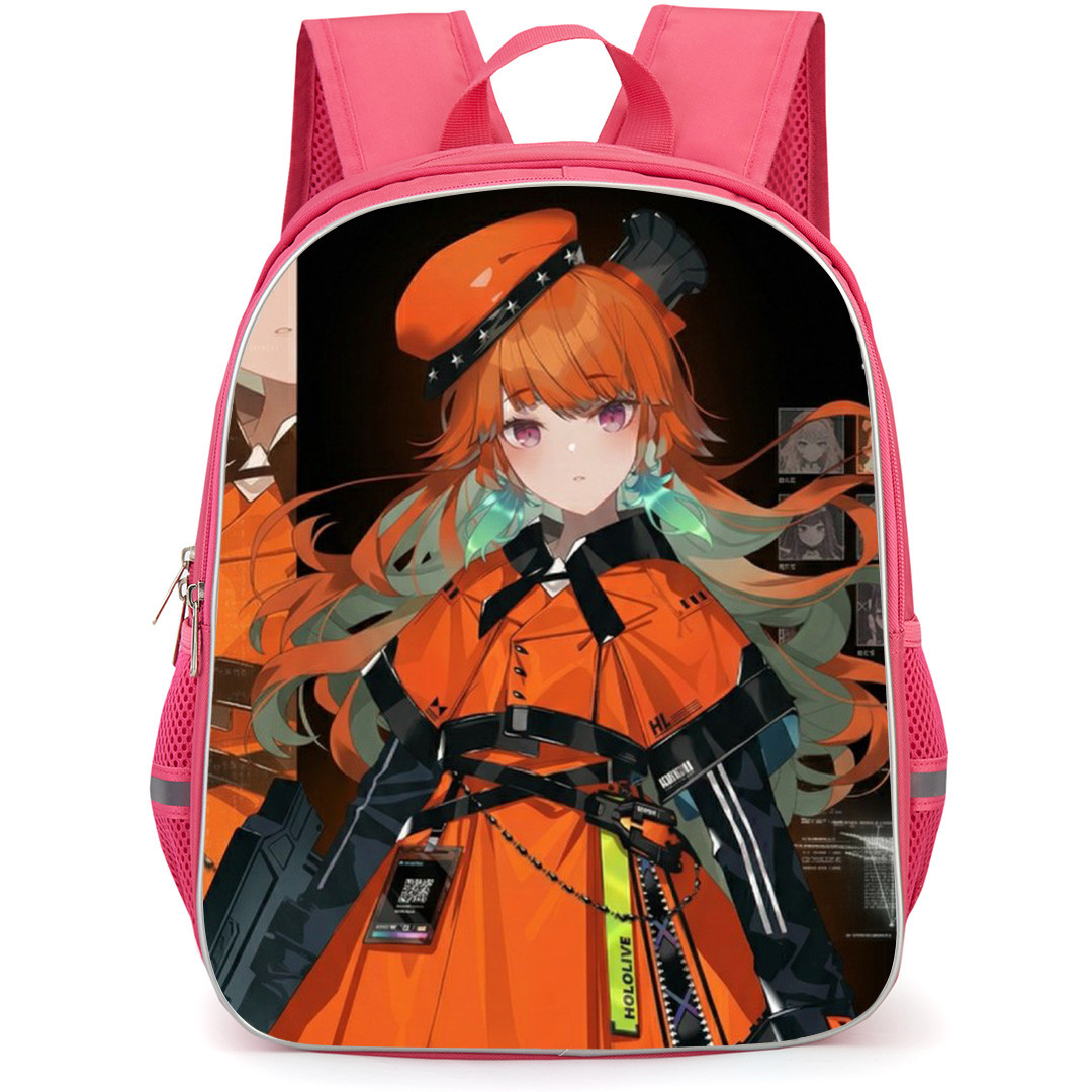 Hololive Takanashi Kiara Backpack School Bag StudentPack - Takanashi Kiara Fierce Portrait Series Poster