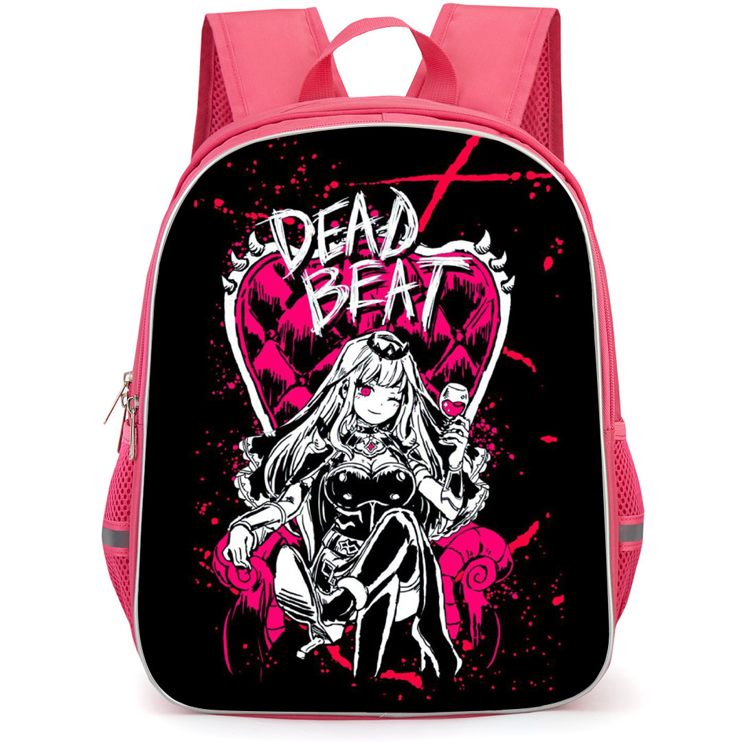 Hololive Mori Calliope Backpack School Bag StudentPack - Mori Calliope Dead Beat Painting Portrait Poster