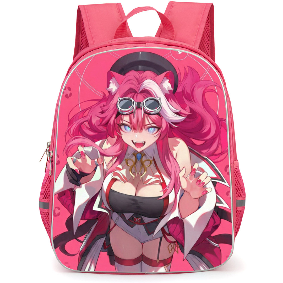 Hololive Raora Panthera Backpack School Bag StudentPack - Raora Panthera Tease Stance Portrait Poster