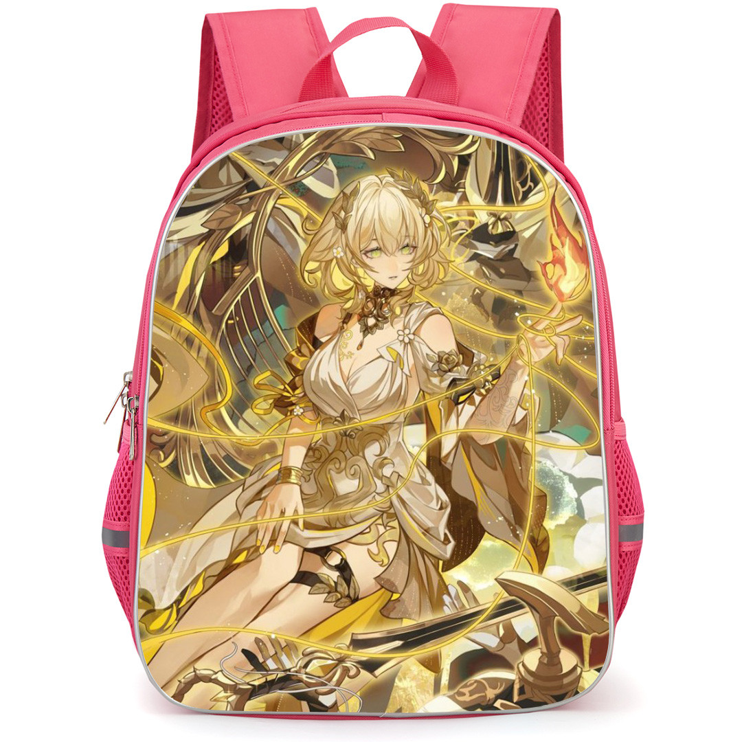 Honkai Star Rail Aglaea Backpack School Bag StudentPack - Aglaea Fire Magic Portrait