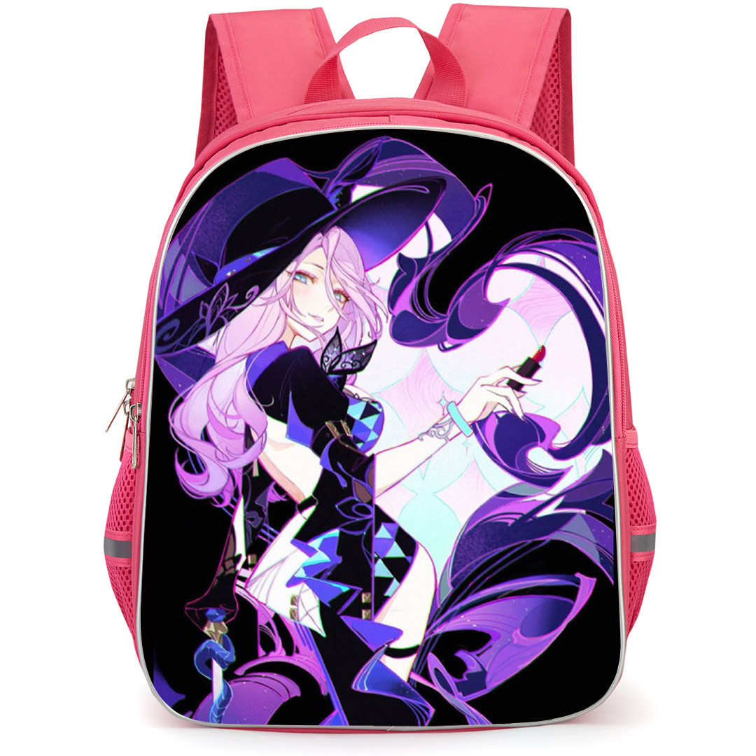 Honkai Star Rail Jade Backpack School Bag StudentPack - Jade Holding Lipstick Fierce Portrait
