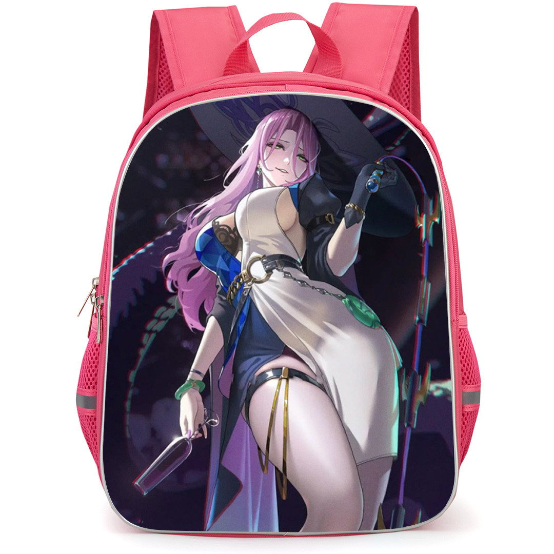 Honkai Star Rail Jade Backpack School Bag StudentPack - Jade Holding Whip Fierce Portrait