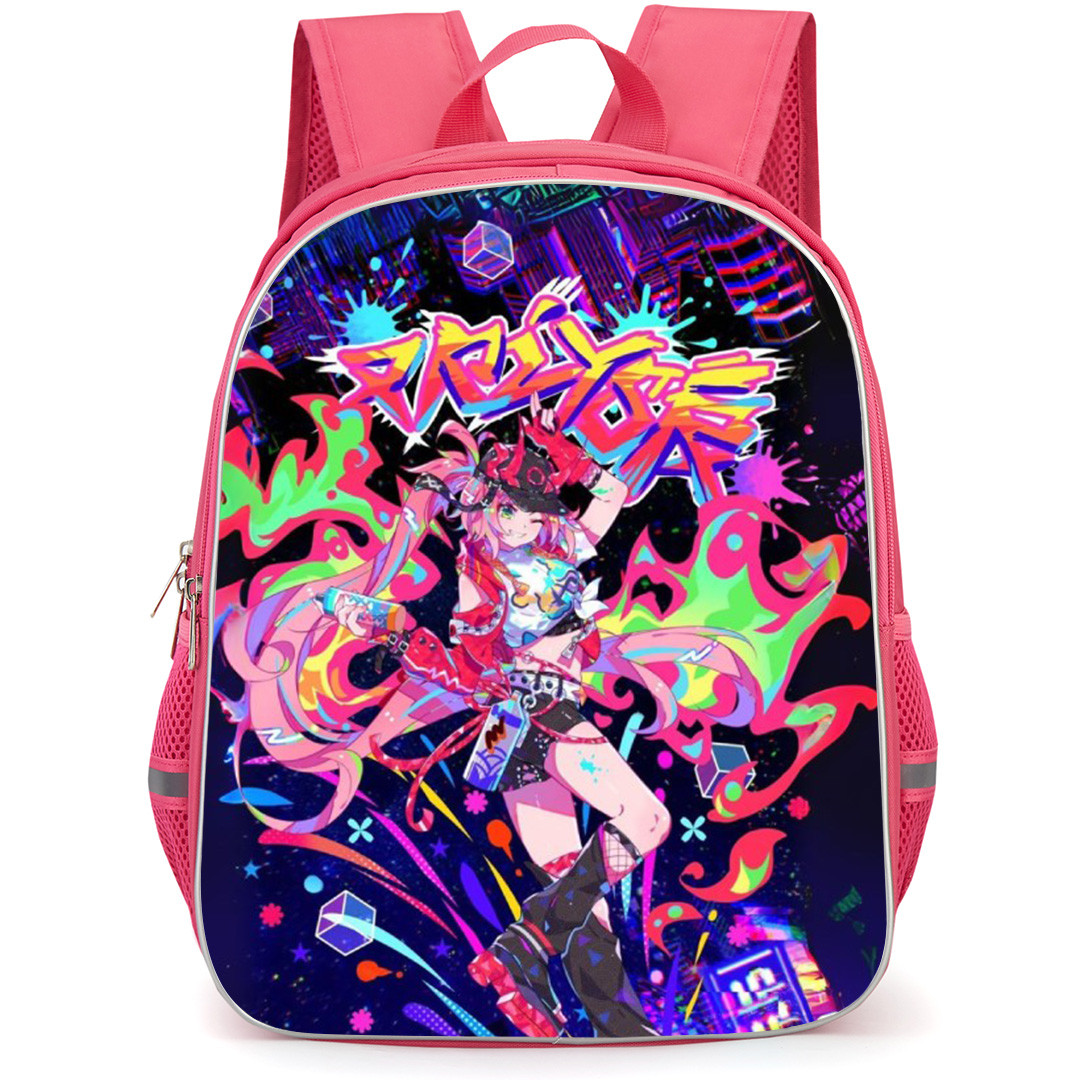 Honkai Star Rail Rappa Backpack School Bag StudentPack - Rappa Graffiti Smile Portrait