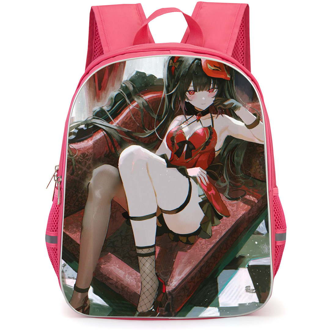Honkai Star Rail Sparkle Backpack School Bag StudentPack - Sparkle Sitting In Couch Fierce Portrait