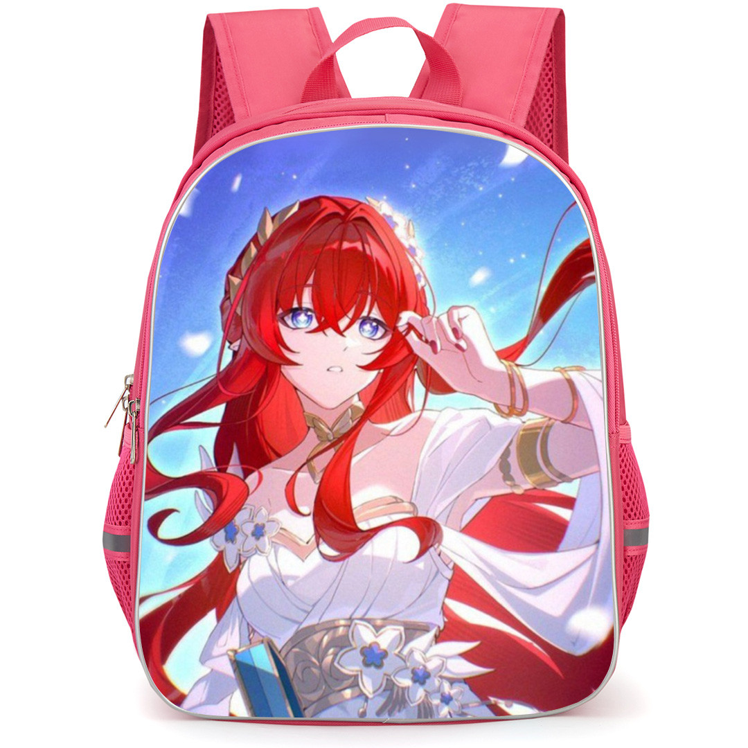 Honkai Star Rail Tribbios Backpack School Bag StudentPack - Tribbios Holding Hair Portrait