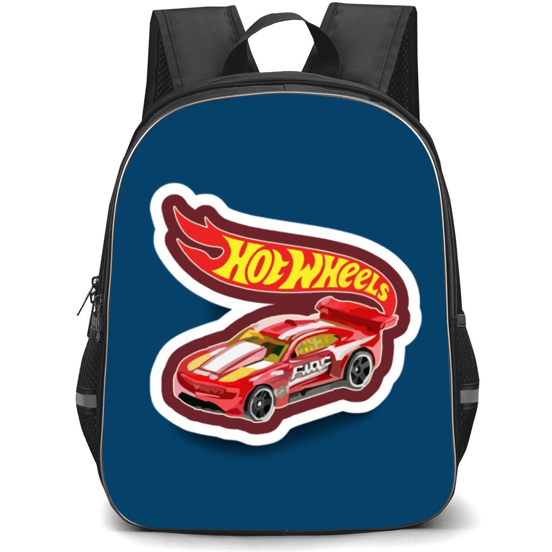 Hot Wheels Let?s Race Backpack Student Pack - Red Race Car Paint Sticker