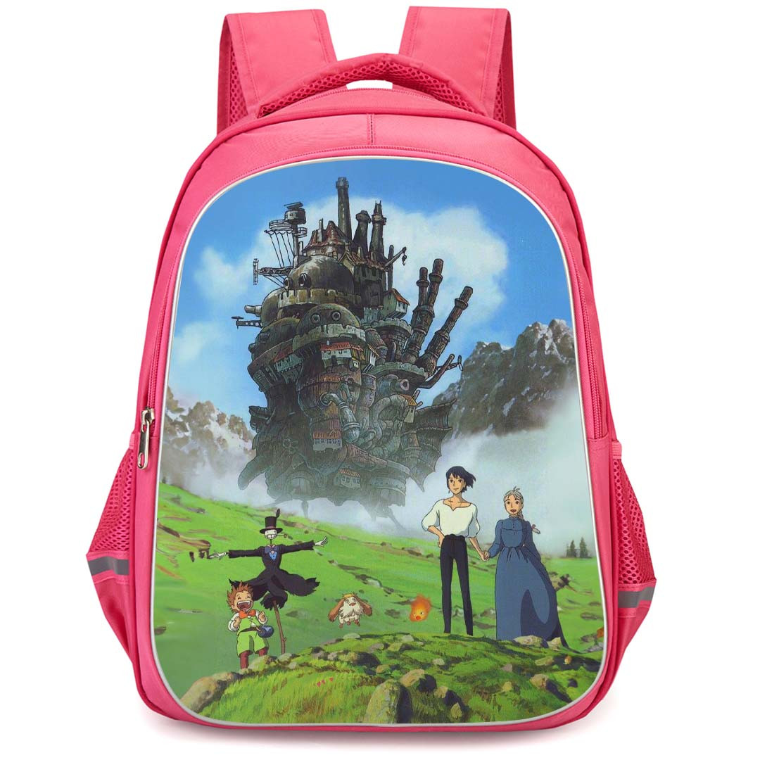 Howl's Moving Castle Backpack StudentPack - Howl's Moving Castle Character Standing On A Moutain