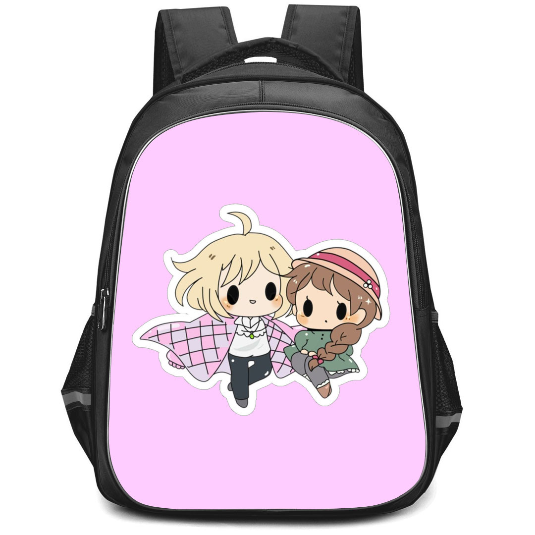 Howl's Moving Castle Backpack StudentPack - Howl's Moving Castle Howl and Sophie Flying Sticker
