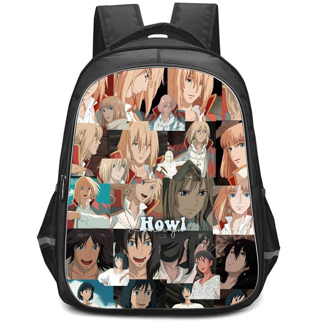 Howl's Moving Castle Backpack StudentPack - Howl's Moving Castle Portrait Collage