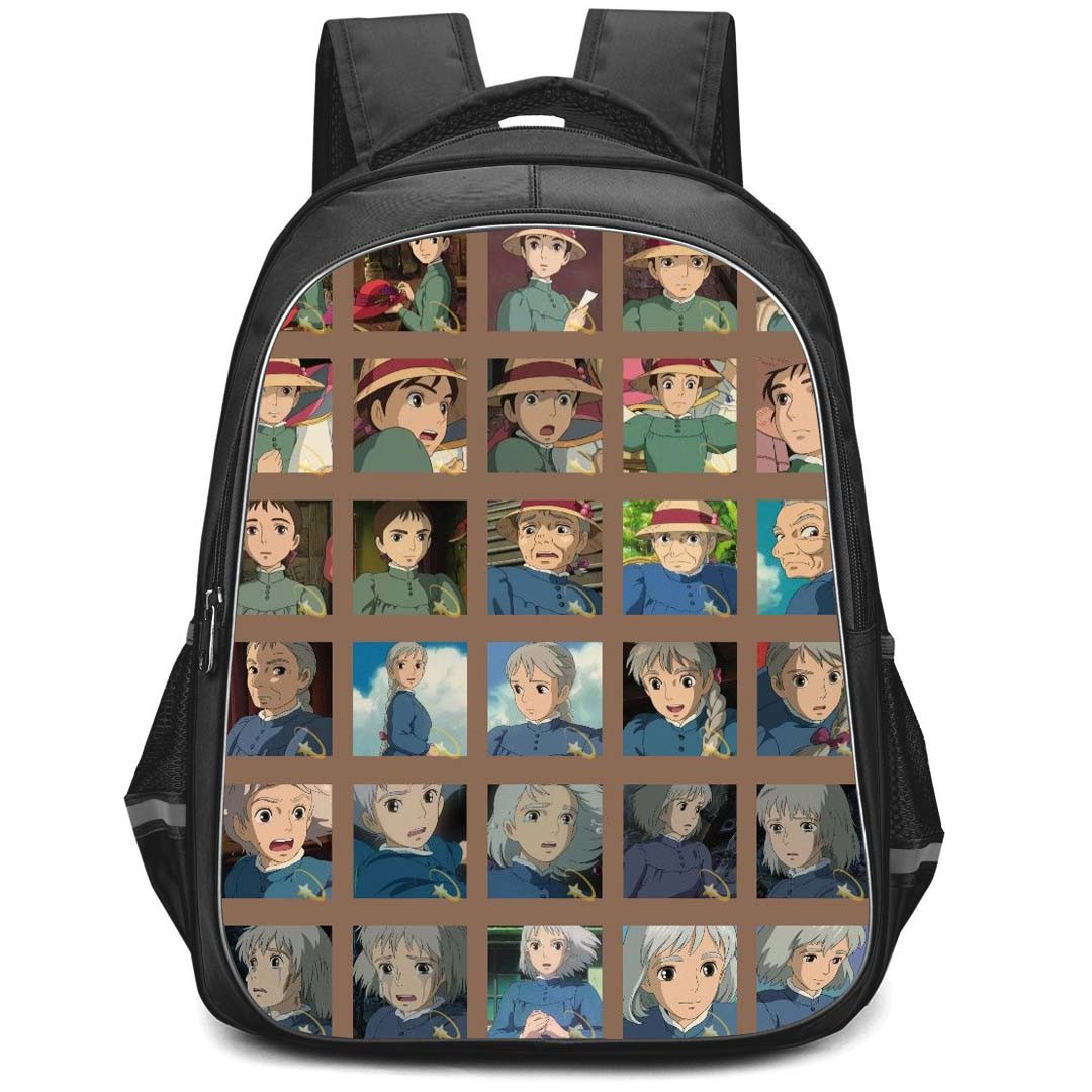 Howl's Moving Castle Sophie Backpack StudentPack - Sophie Portrait Collage