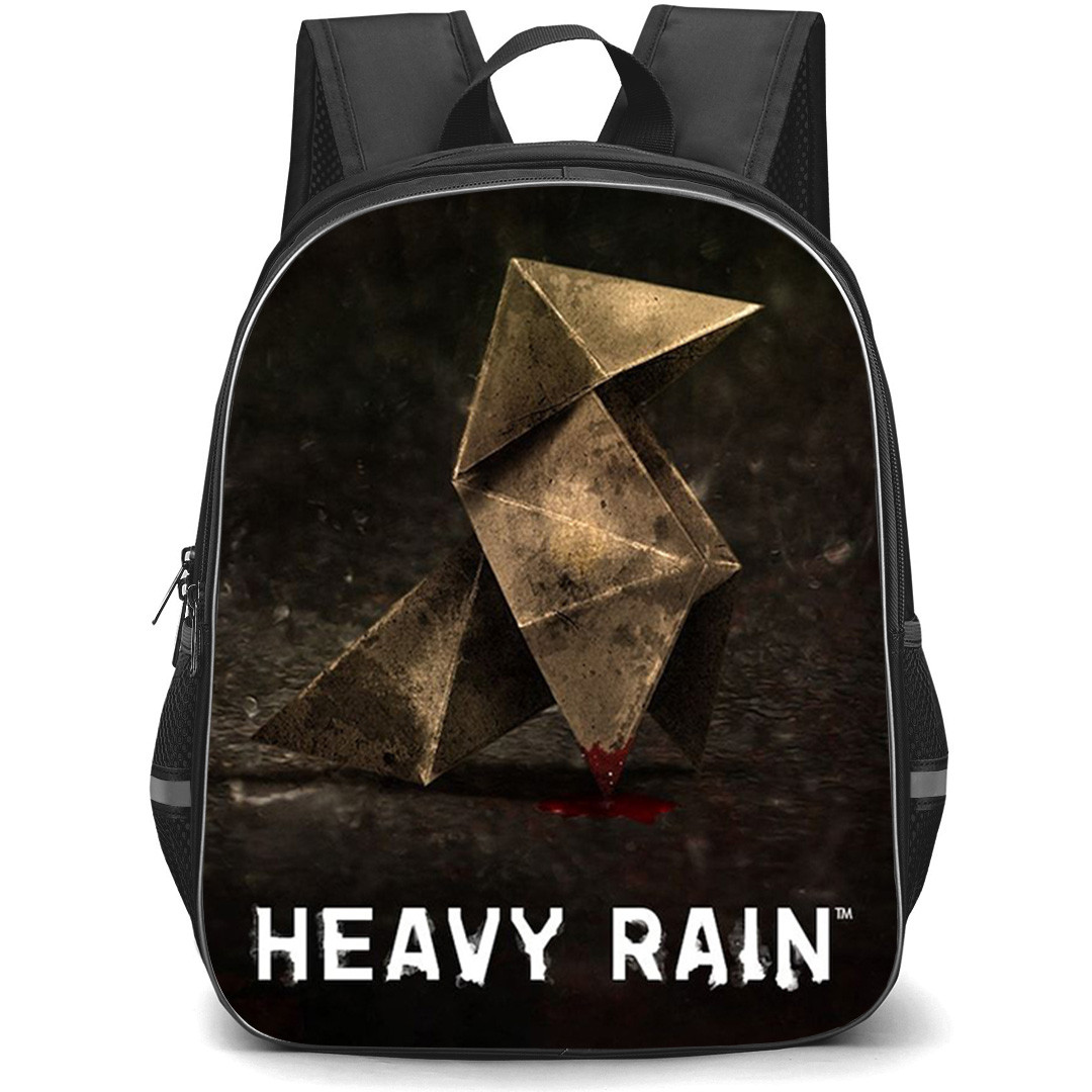 Heavy Rain Backpack School Bag StudentPack - Heavy Rain Game Cover Poster