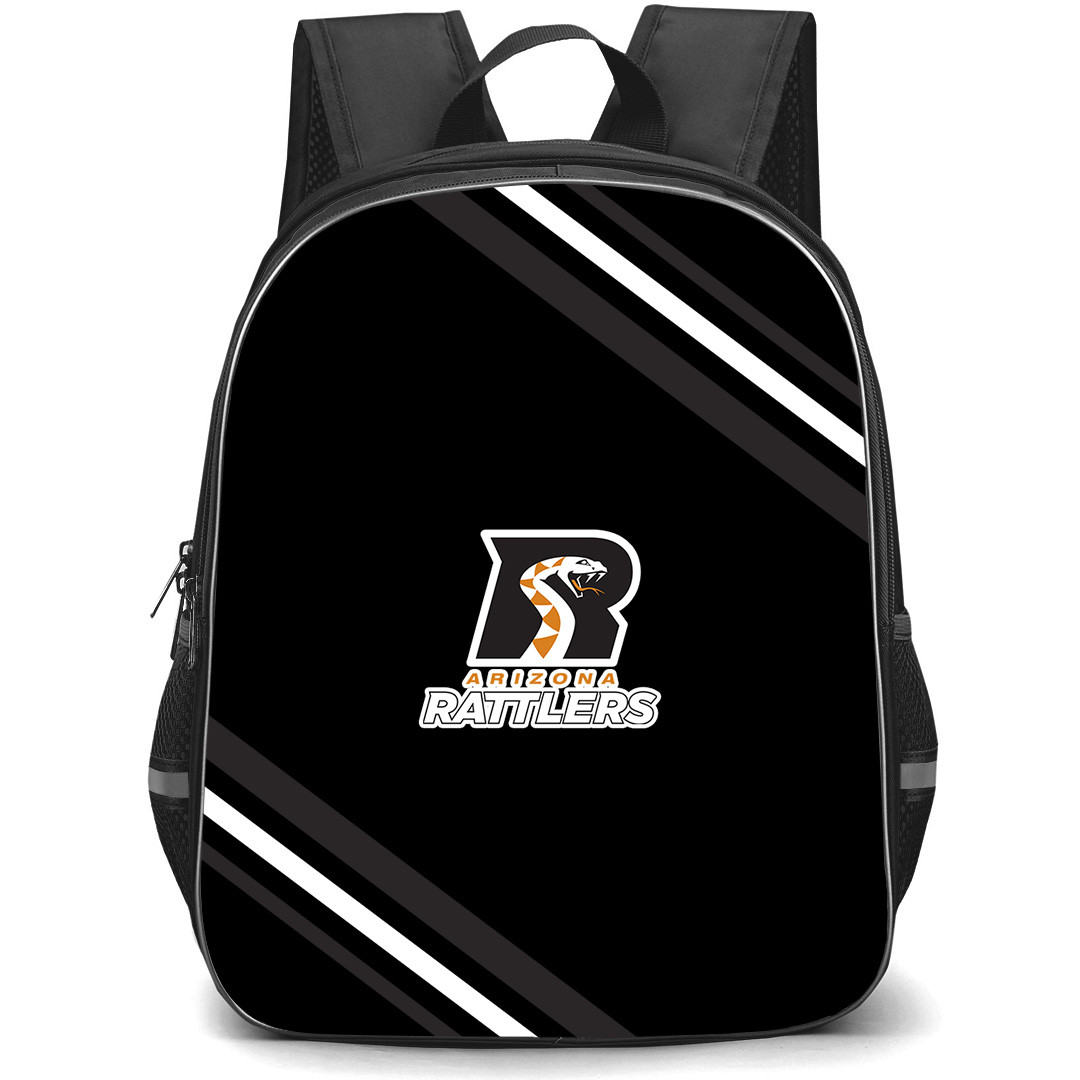 Arizona Rattlers Backpack School Bag StudentPack - Arizona Rattlers Large Logo With Stripe