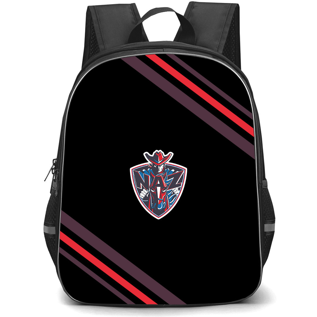 Northern Arizona Wranglers Backpack School Bag StudentPack - Northern Arizona Wranglers Large Logo With Stripe
