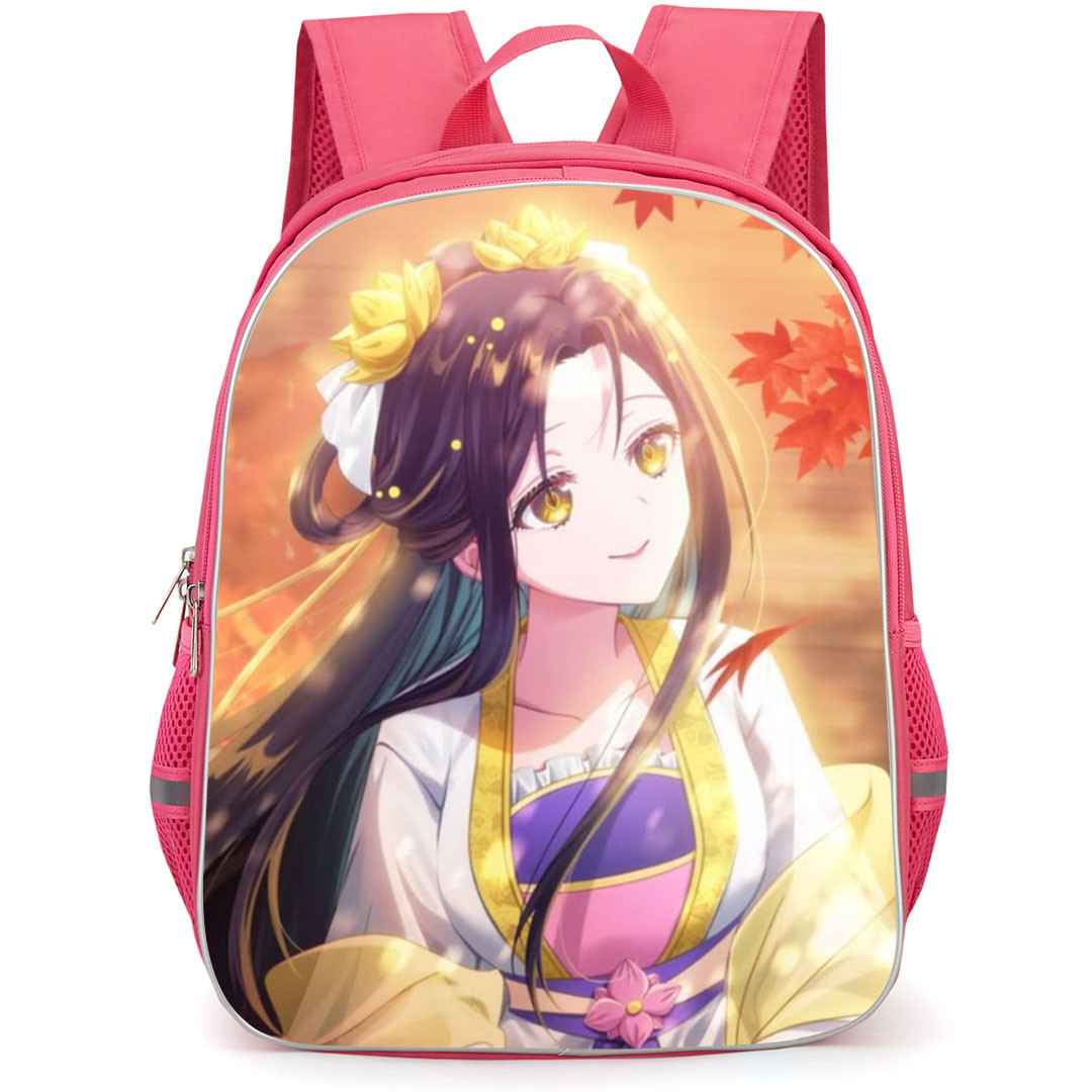 Though I Am An Inept Villainess Kou Reirin Backpack School Bag StudentPack - Kou Reirin Smiling Golden Hour Poster