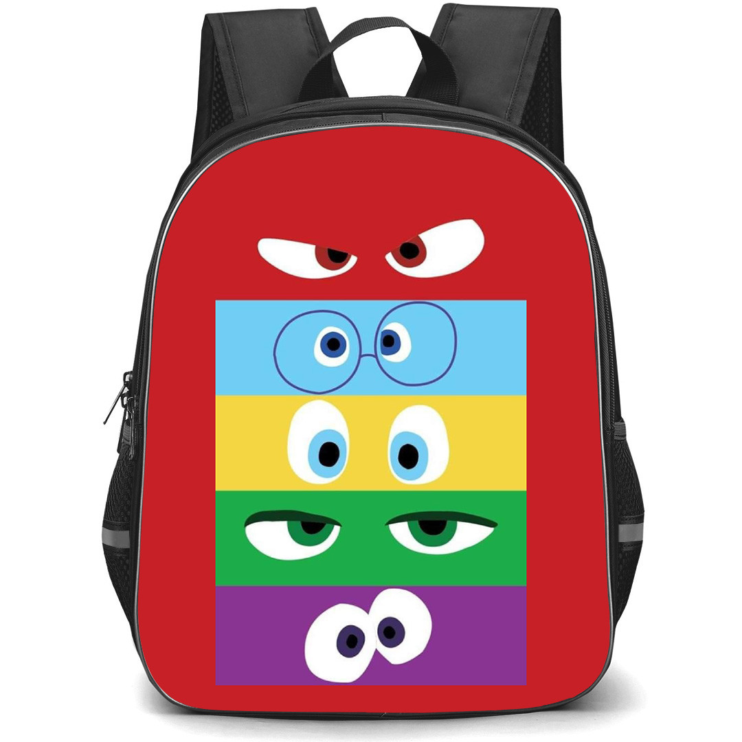 Pixar Inside Out School Backpack StudentPack - Characters Eyes Cartoon Art