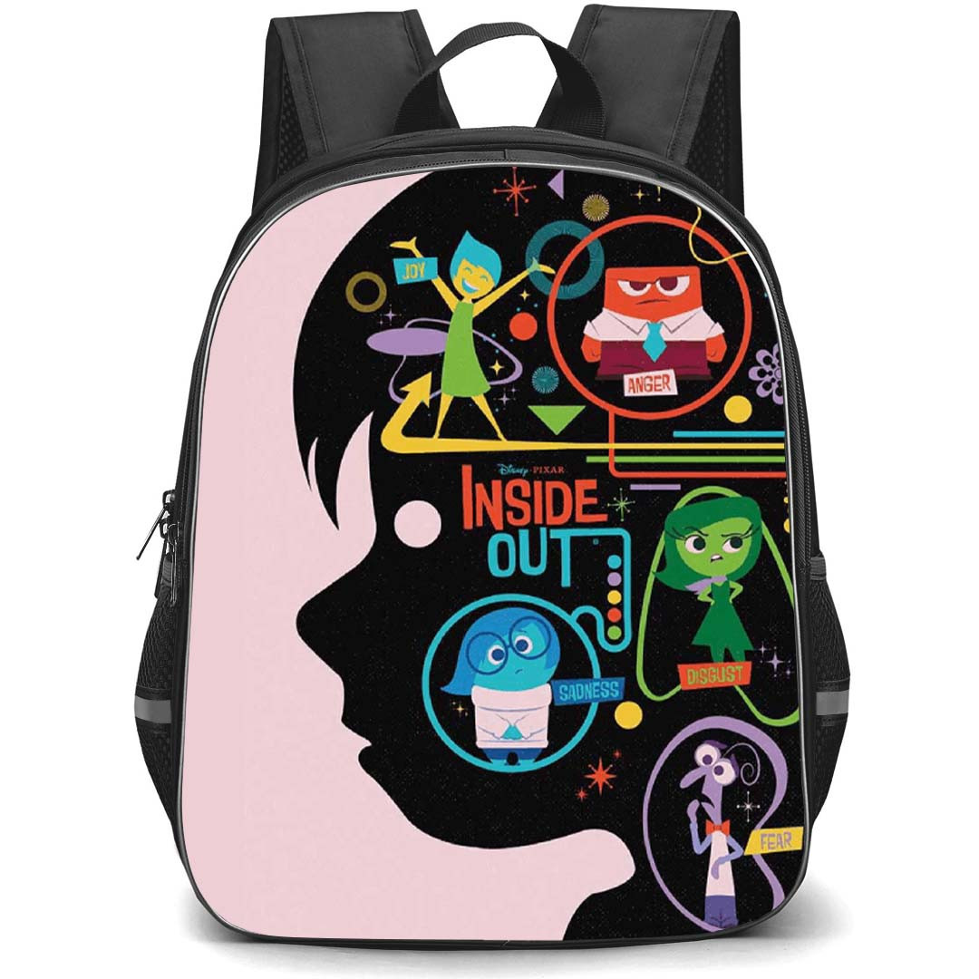 Pixar Inside Out School Backpack StudentPack - Head Silhouette Series Logo