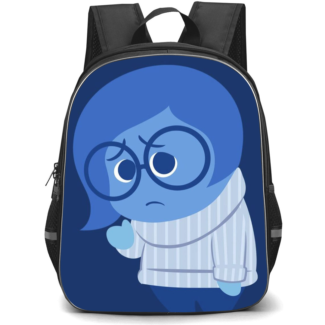 Inside Out 2 Sadness Backpack StudentPack - Sadness Minimalist Art