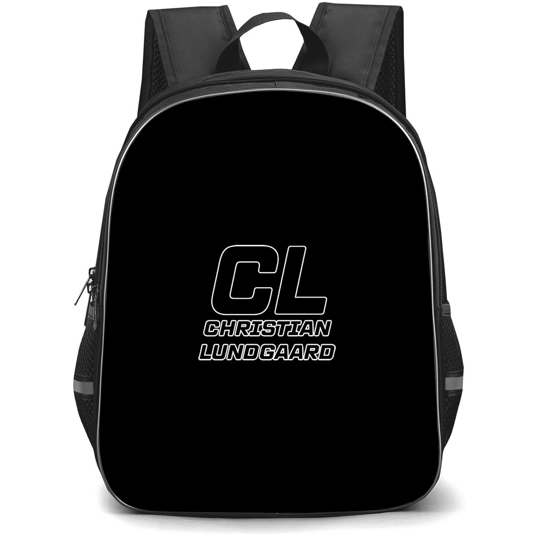 IndyCar Series Christian Lundgaard Backpack School Bag StudentPack - Christian Lundgaard Series Logo Sticker