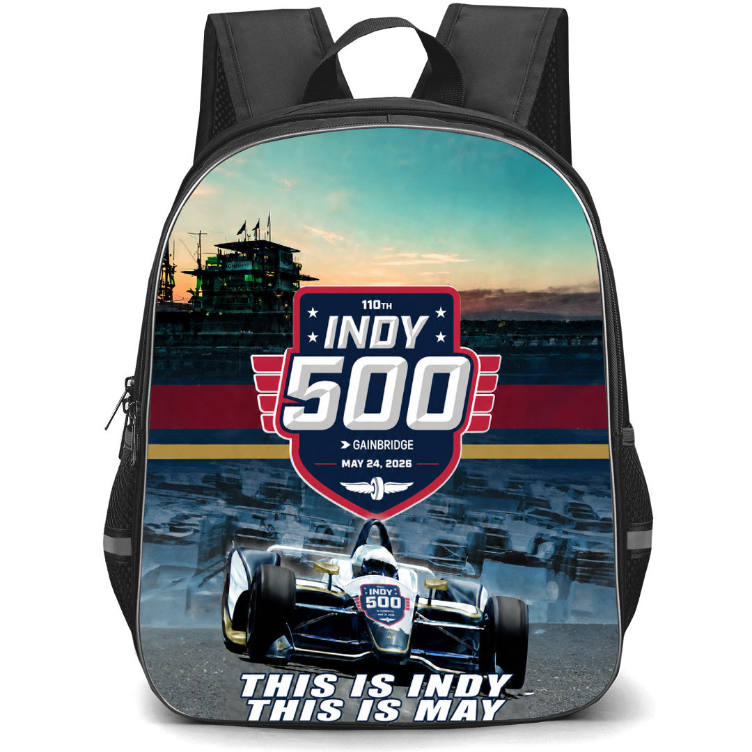IndyCar Series Backpack School Bag StudentPack - This Is Indy This is May Poster