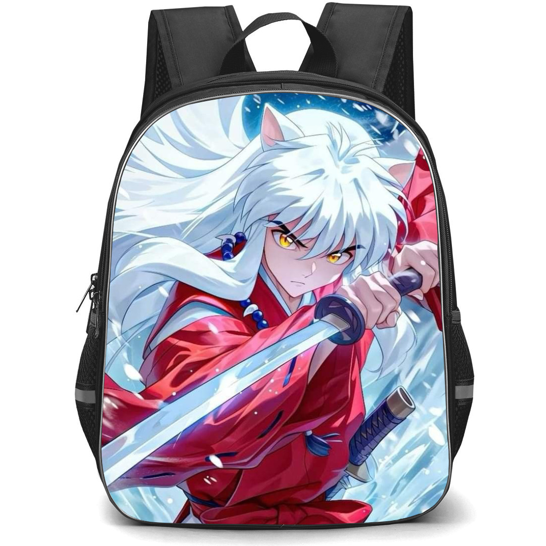 Inuyasha Backpack StudentPack - Inuyasha Fight Pose Illustration