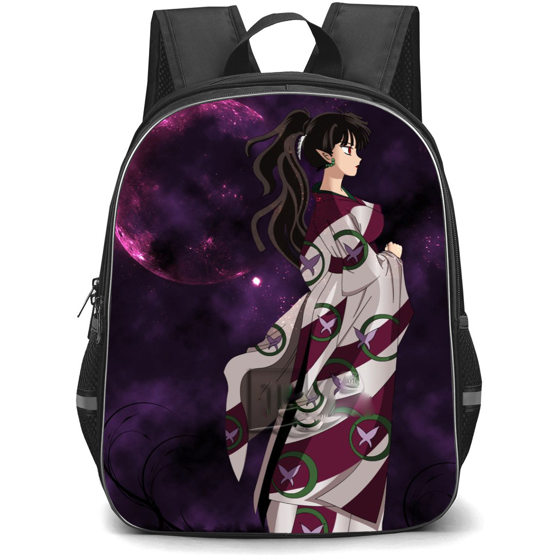 Inuyasha Kagura Backpack StudentPack - Kagura Side Portrait