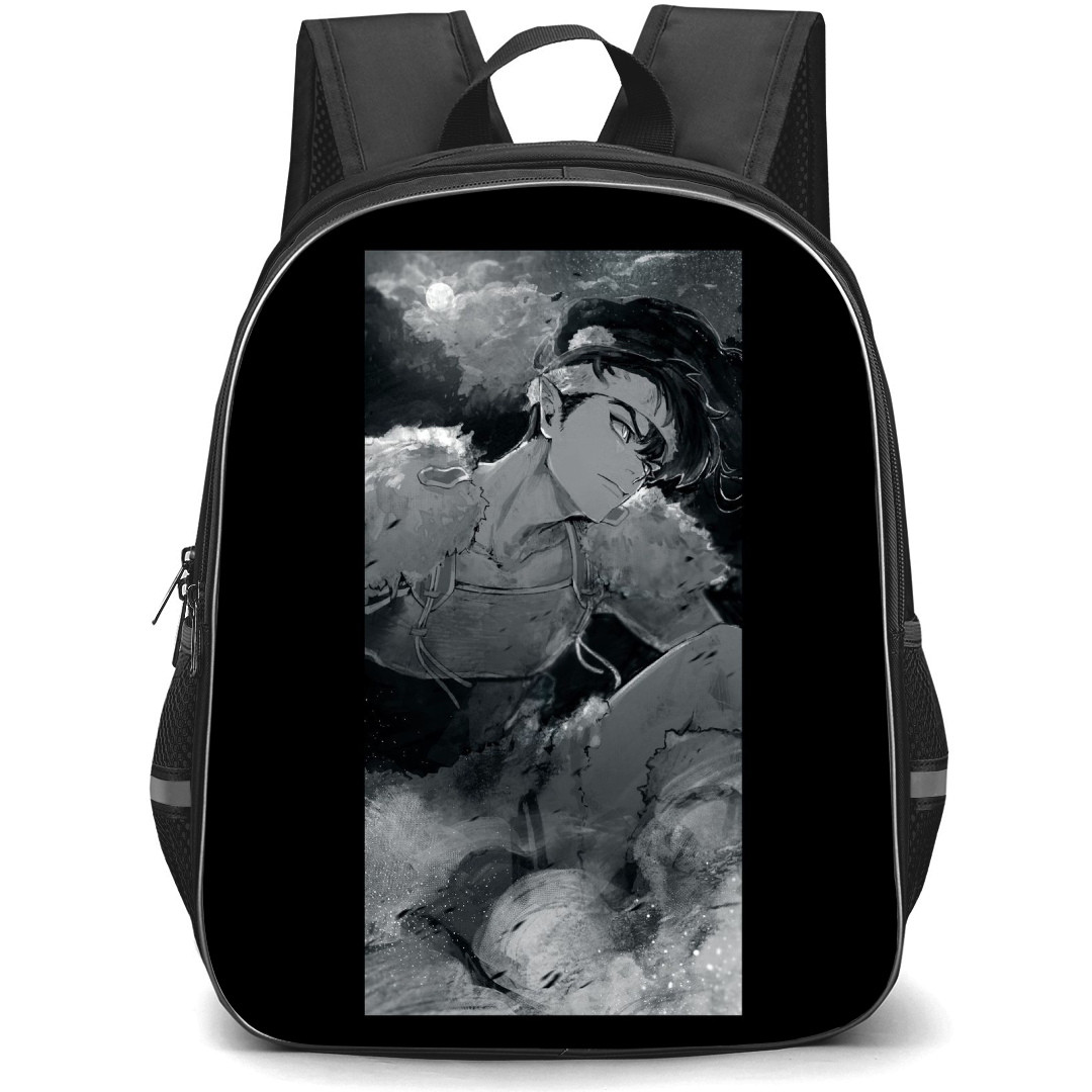 Inuyasha Koga Backpack StudentPack - Koga Grayscale