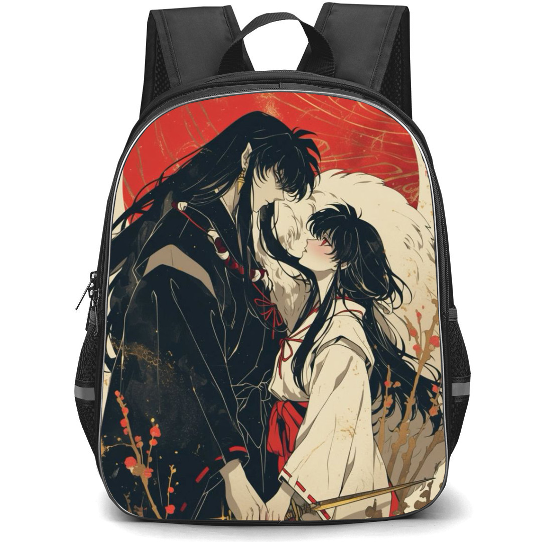 Inuyasha Backpack StudentPack - Naraku Kikyo Side Portrait