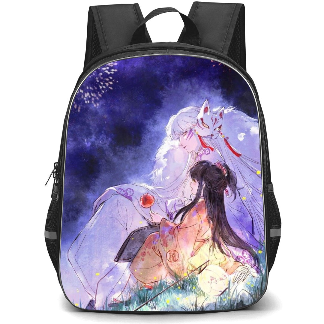 Inuyasha Backpack StudentPack - Sesshomaru Rin Side Portrait