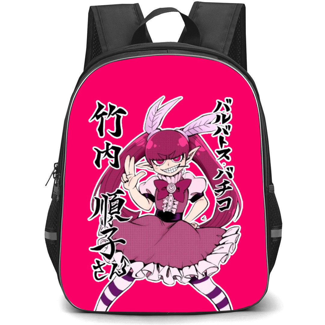 Welcome to Demon School Iruma Kun Barbatos Bachiko Backpack StudentPack - Barbatos Bachiko Japanese Characters