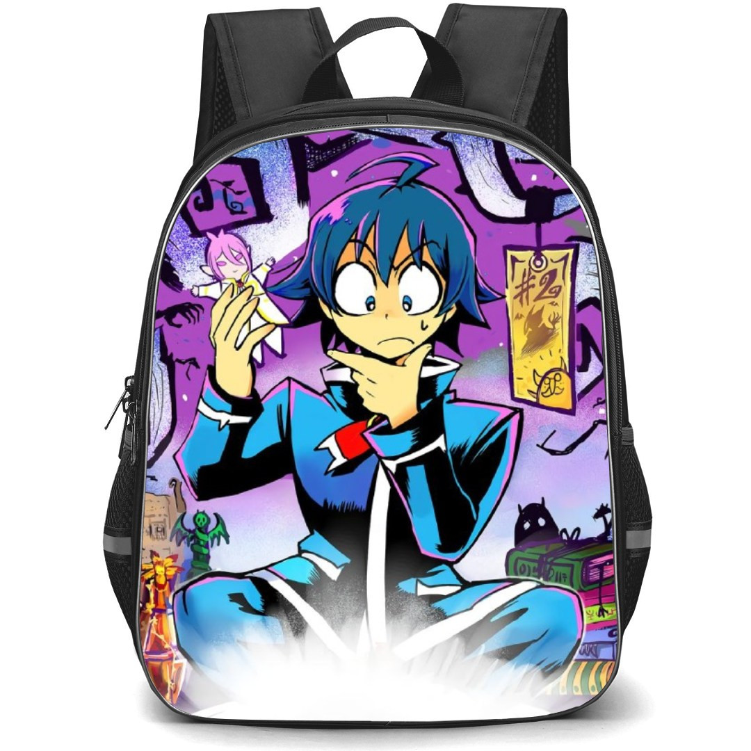 Welcome to Demon School Iruma Kun Iruma Suzuki Backpack StudentPack - Iruma Suzuki Holding Chibi Doll