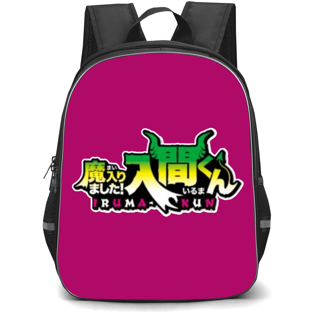 Welcome to Demon School Iruma Kun Backpack StudentPack - Iruma Kun Green Font Logo